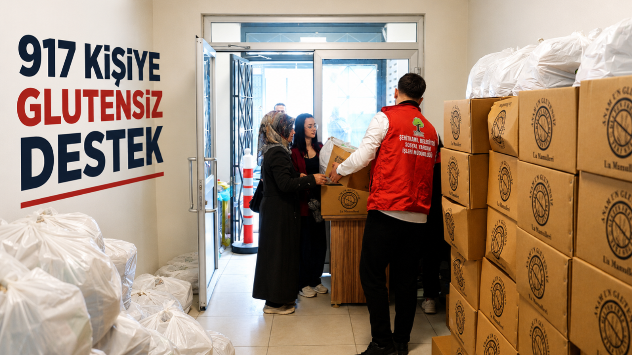 917 kişiye glutensiz destek