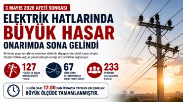 ELEKTRİK HATLARININ ONARIMINDA SONA GELİNDİ