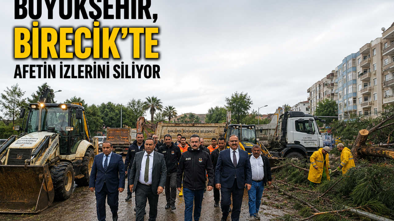 ŞANLIURFA BÜYÜKŞEHİR, BİRECİK’TE AFETİN İZLERİNİ HIZLA GİDERİYOR