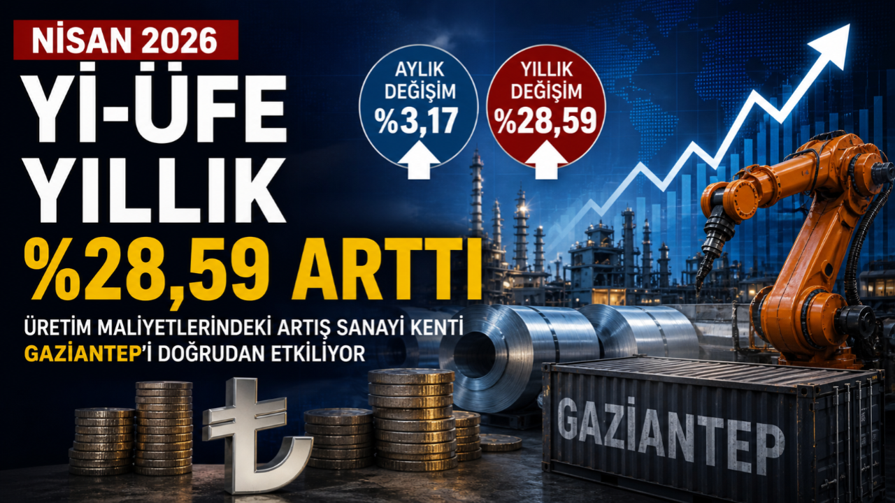Yİ-ÜFE NİSAN’DA YILLIK %28,59 ARTTI