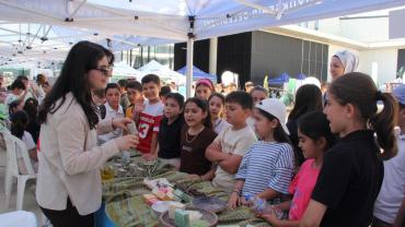 Çocuklar ve aileleri çevre festivalinde buluştu