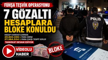 Gaziantep'te fuhuş operasyonu: 7 gözaltı