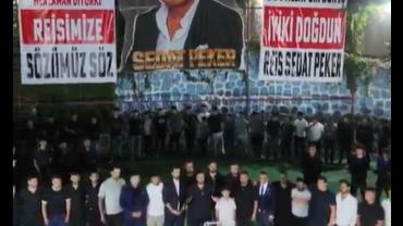 Gaziantep'te Sedat Peker için kutlama