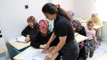 Haliliye’de kadınlar için eğitim ve üretim seferberliği