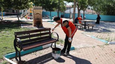 Haliliye’de parklar yenileniyor