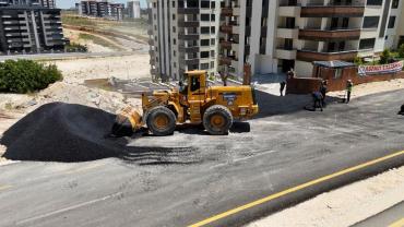 Konforlu ulaşım için yollar asfaltlanıyor