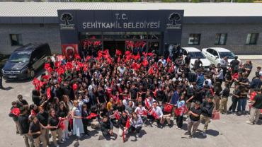 Şehitkamilli gençler Ankara yolculuğunda