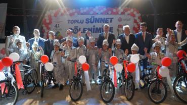 Gaziantep’te 41 çocuk için sünnet şöleni düzenlendi