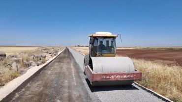 Hilvan’da 8,5 kilometrelik yol yenilendi