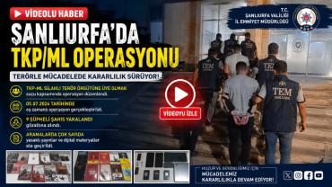 Şanlıurfa'da TKP/ML operasyonu: 9 gözaltı