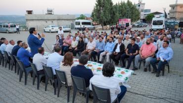 Başkan Yılmaz’dan 3 mahalleye ziyaret