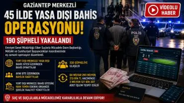 45 İlde bahis operasyonu: 190 gözaltı