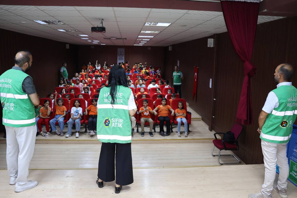 Şanlıurfa’da öğrencilere çevreci eğitim